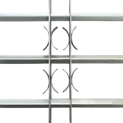 Dealsmate  Adjustable Security Grille for Windows with 3 Crossbars 1000-1500 mm