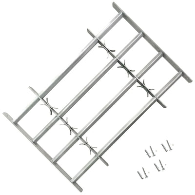 Dealsmate  Adjustable Security Grille for Windows with 4 Crossbars 500-650 mm