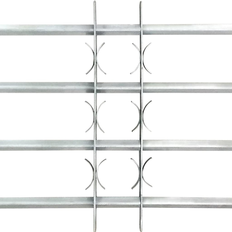 Dealsmate  Adjustable Security Grille for Windows with 4 Crossbars 700-1050 mm