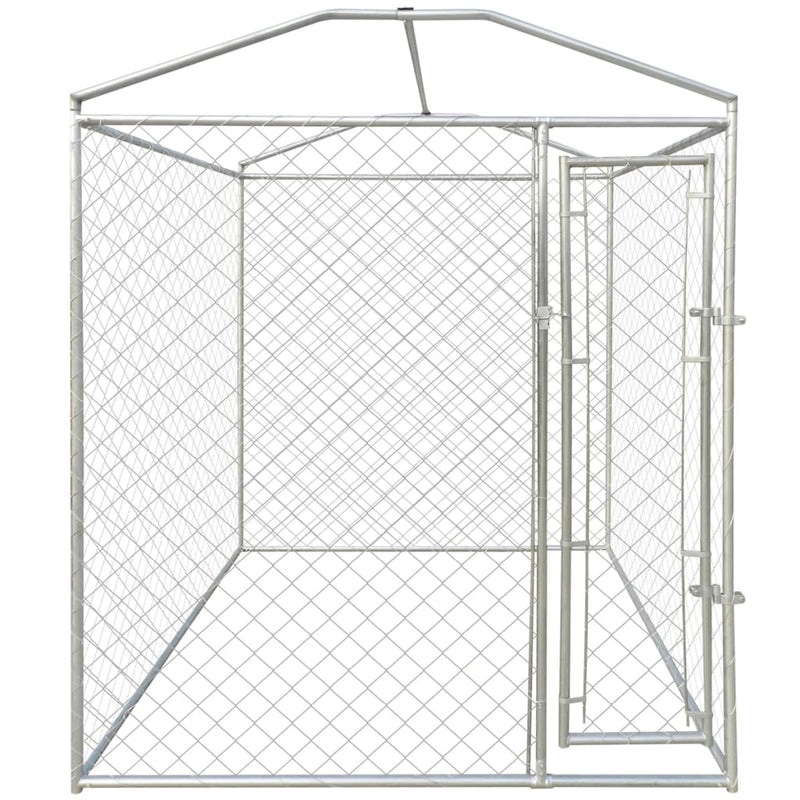 Dealsmate  Outdoor Dog Kennel with Canopy Top 2x2x2.4 m