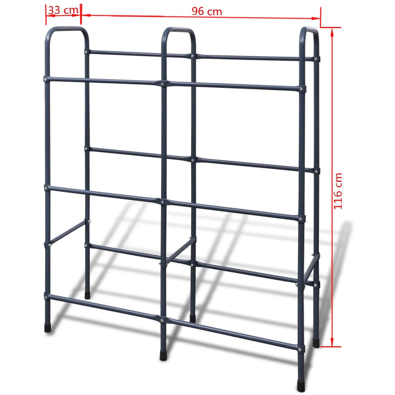 Dealsmate Steel Shelf for 6 Crates