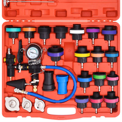 Dealsmate  28 Piece Radiator Pressure Tester Kit"