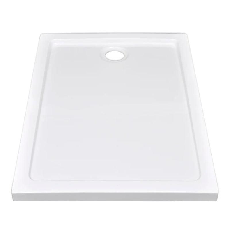 Dealsmate  Rectangular ABS Shower Base Tray White 70 x 100 cm