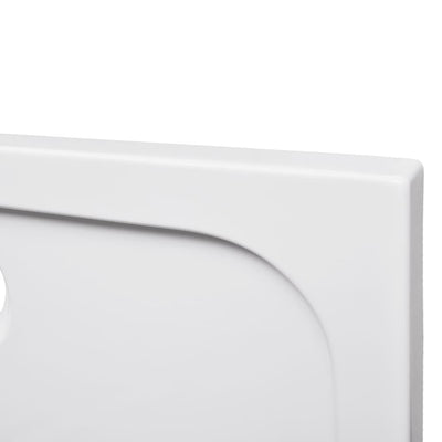 Dealsmate  Rectangular ABS Shower Base Tray White 70 x 100 cm