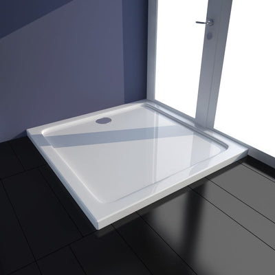 Dealsmate  Square ABS Shower Base Tray White 80 x 80 cm
