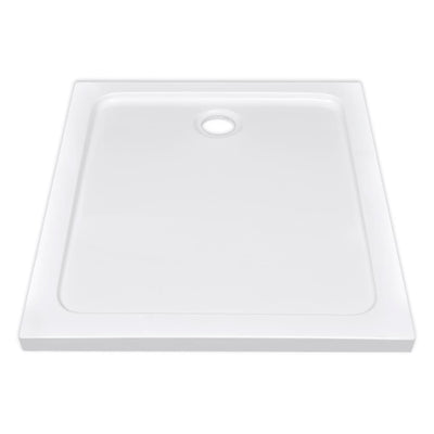 Dealsmate  Rectangular ABS Shower Base Tray White 80 x 90 cm