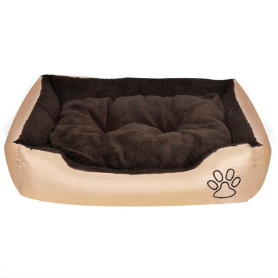 Dealsmate  Warm Dog Bed with Padded Cushion S
