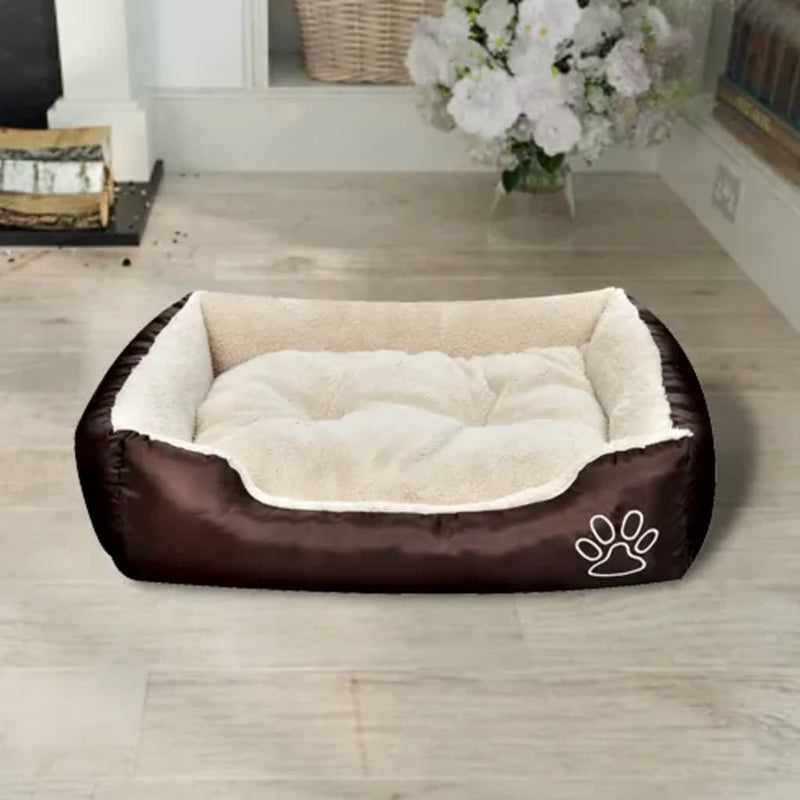 Dealsmate  Warm Dog Bed with Padded Cushion XL