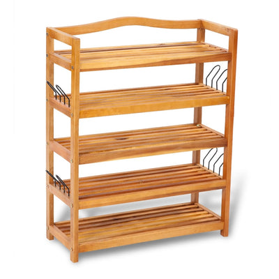 Dealsmate  Wooden 5-tier Shoe Shelf