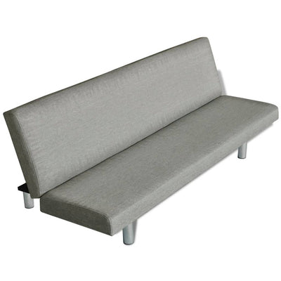 Dealsmate  Sofa Bed Grey Polyester