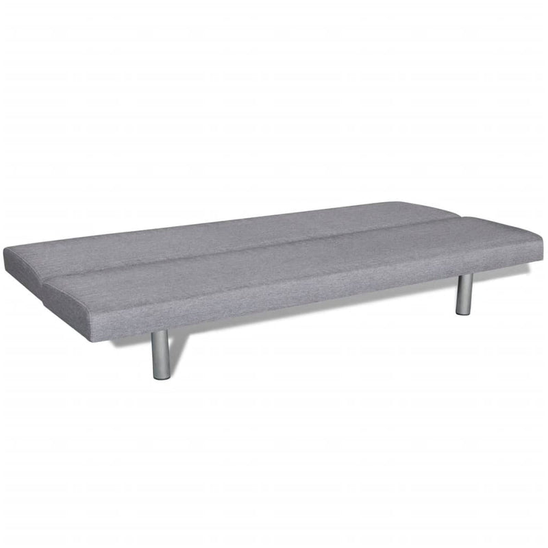 Dealsmate  Sofa Bed Light Grey Polyester