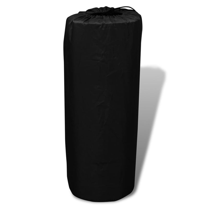 Dealsmate  Black Self-inflating Sleeping Mat 190x130x5 cm (Double)