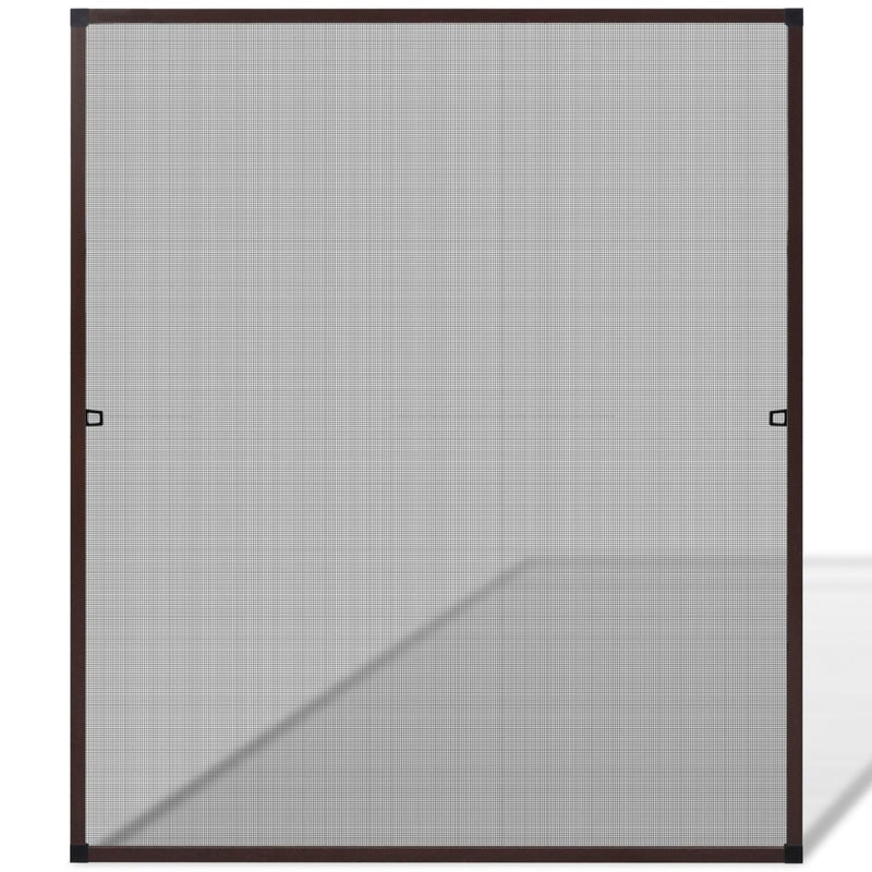 Dealsmate Brown Insect Screen for Windows 120 x 140 cm