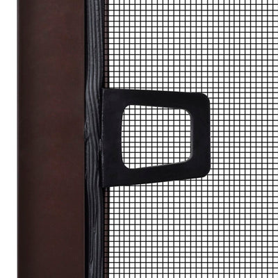 Dealsmate Brown Insect Screen for Windows 120 x 140 cm