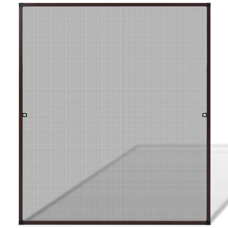 Dealsmate Brown Insect Screen for Windows 130 x 150 cm