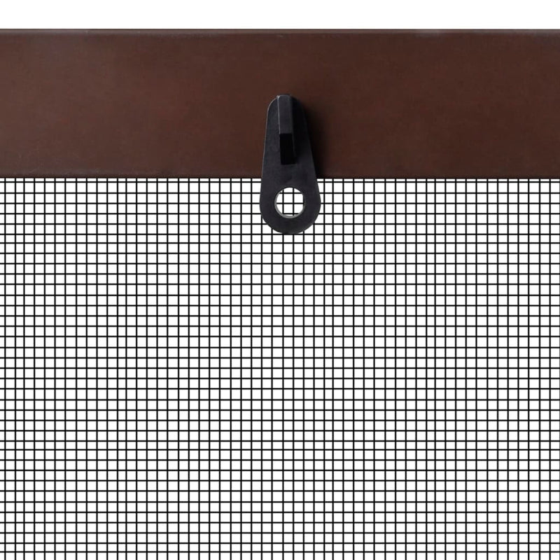 Dealsmate Brown Insect Screen for Windows 130 x 150 cm