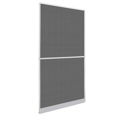 Dealsmate White Hinged Insect Screen for Doors 120 x 240 cm
