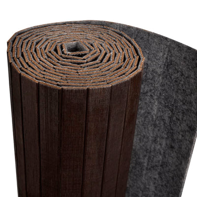 Dealsmate  Room Divider Bamboo Dark Brown 250x165 cm