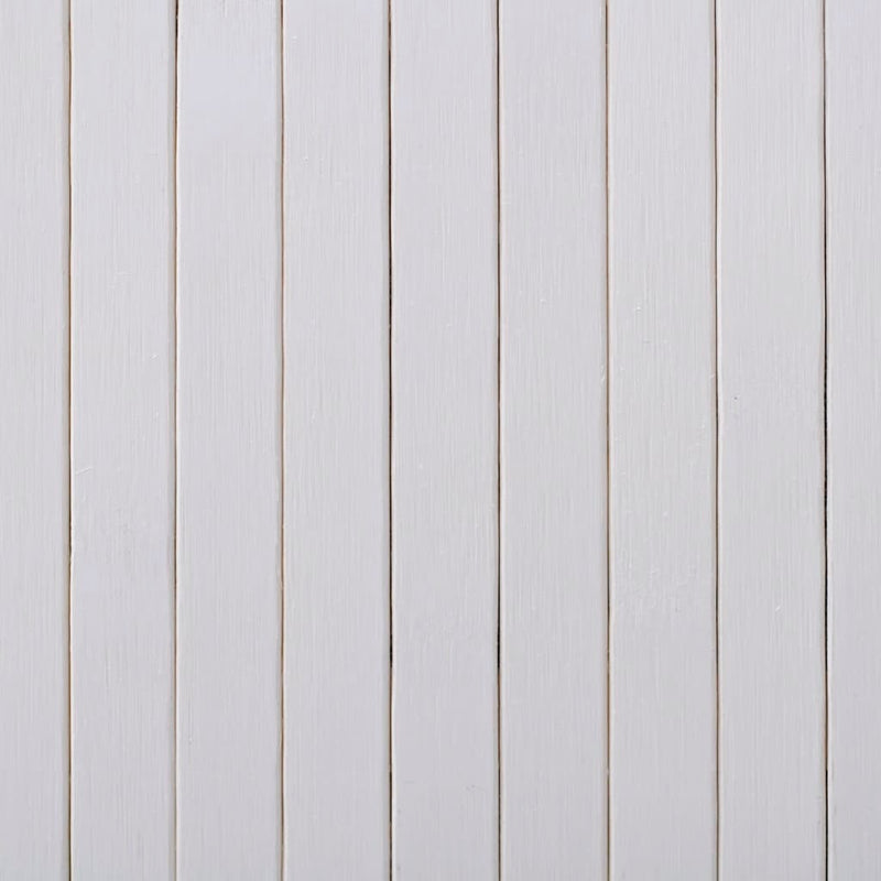 Dealsmate  Room Divider Bamboo White 250x165 cm
