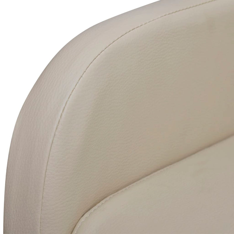 Dealsmate  Massage Chair Cream Faux Leather