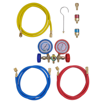 Dealsmate  2-way Manifold Gauge Set for Air Conditioning