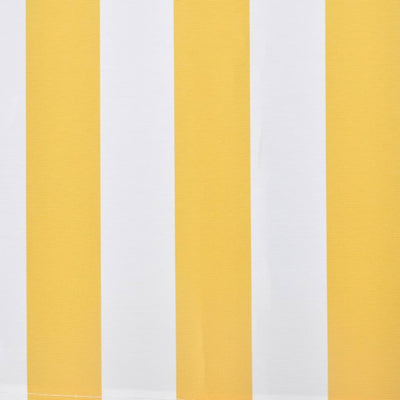 Dealsmate  Folding Awning 400 cm Yellow & White
