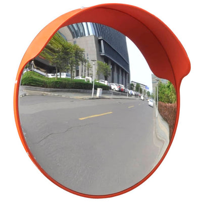 Dealsmate Convex Traffic Mirror PC Plastic Orange 45 cm Outdoor