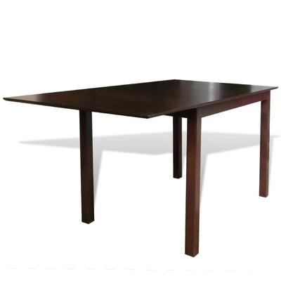 Dealsmate  Extending Dining Table 150 cm Solid Wood Brown
