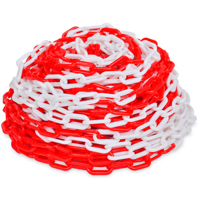 Dealsmate 30 m Plastic Warning Chain Red and White
