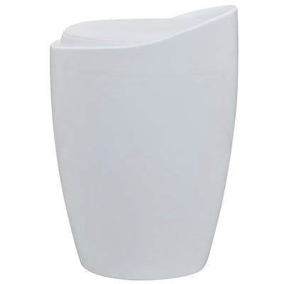 Dealsmate  Stool White Faux Leather