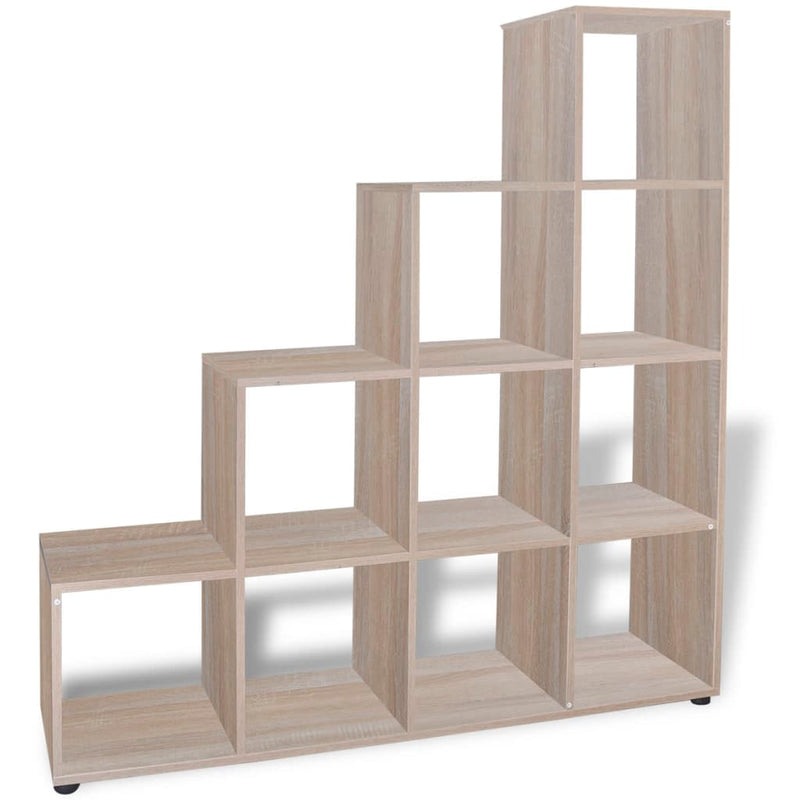 Dealsmate  Staircase Bookcase/Display Shelf 142 cm Oak