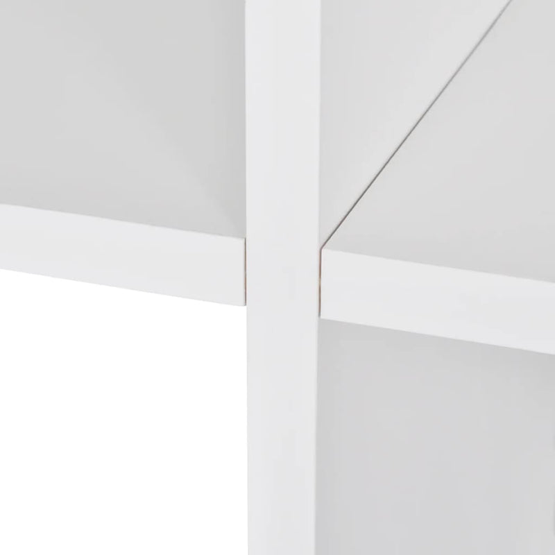 Dealsmate  Staircase Bookcase/Display Shelf 107 cm White