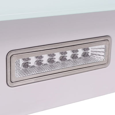 Dealsmate  Range Hood with Touch Display White 900 mm