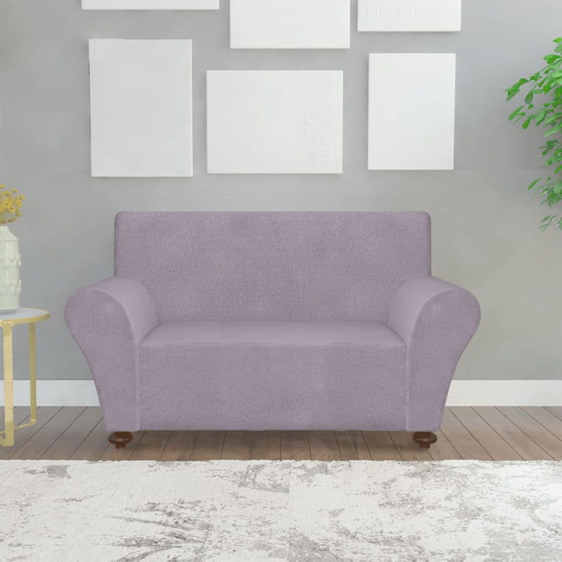 Dealsmate  Stretch Couch Slipcover Grey Polyester Jersey