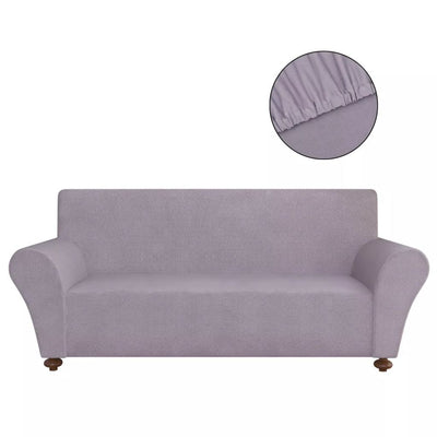 Dealsmate  Stretch Couch Slipcover Grey Polyester Jersey