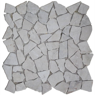 Dealsmate  Mosaic Tiles 11 pcs Marble Gold 1 m²