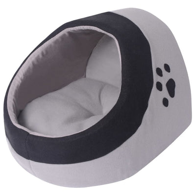 Dealsmate  Cat Cubby Grey and Black M