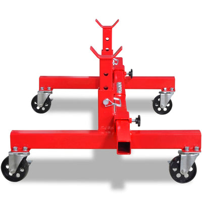 Dealsmate  Mobile Axle Stand Red