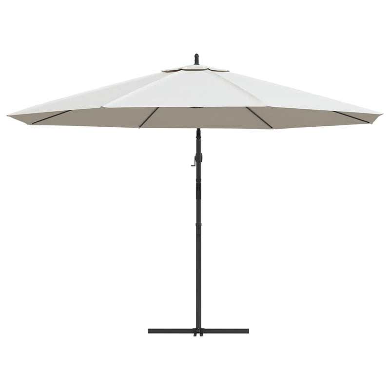 Dealsmate  Cantilever Umbrella 3.5 m Sand White