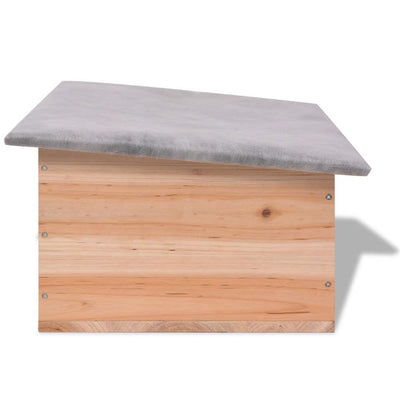 Dealsmate  Hedgehog House 45x33x22 cm Wood
