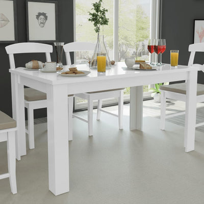 Dealsmate  Dining Table 140x80x75 cm White