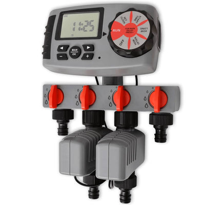 Dealsmate  Automatic Irrigation Timer with 4 Stations 3 V
