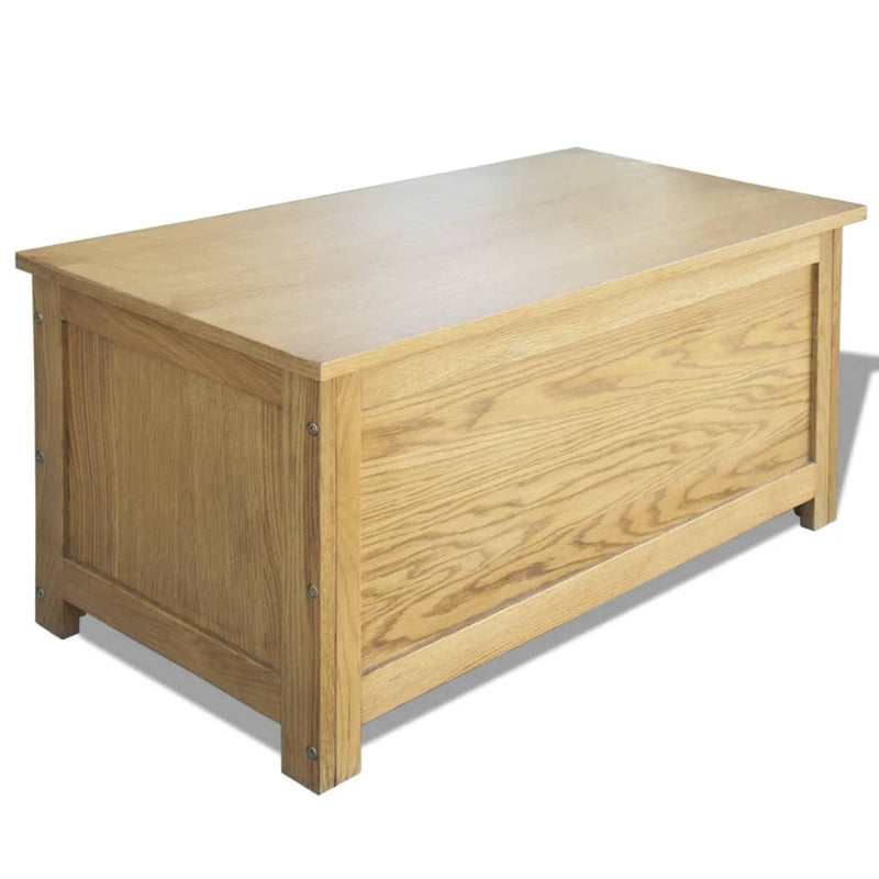 Dealsmate  Storage Box 90x45x45 cm Solid Oak Wood
