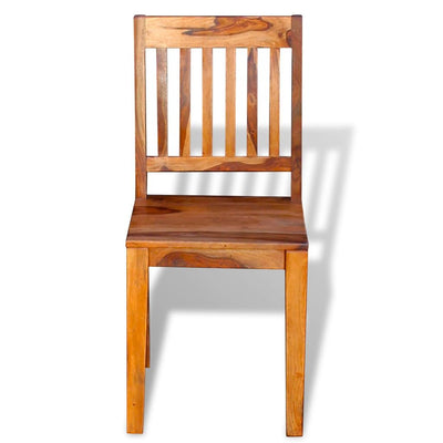 Dealsmate  Dining Chairs 4 pcs Solid Sheesham Wood