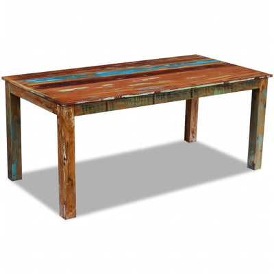 Dealsmate  Dining Table Solid Reclaimed Wood 180x90x76 cm