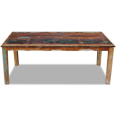 Dealsmate  Dining Table Solid Reclaimed Wood 200x100x76 cm