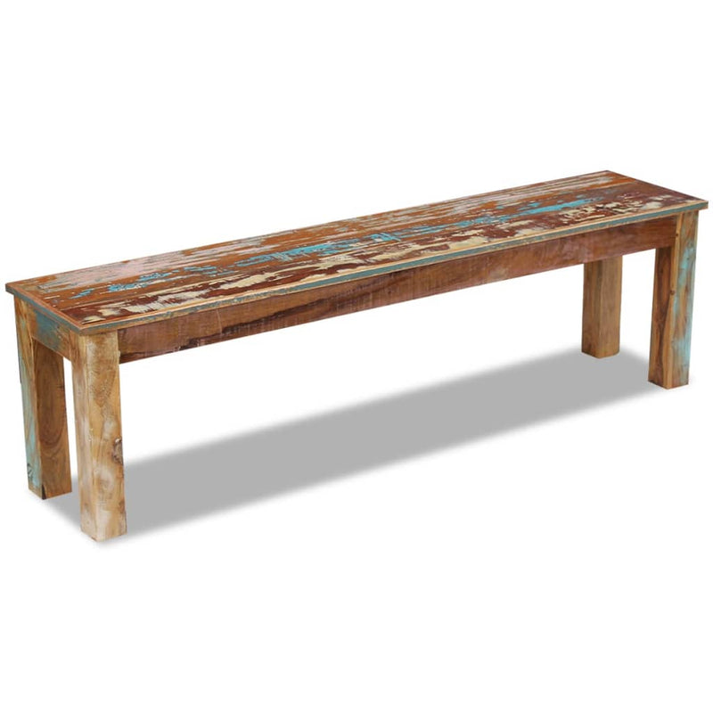 Dealsmate  Bench Solid Reclaimed Wood 160x35x46 cm