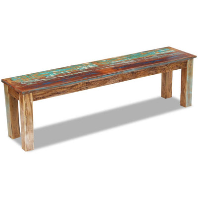 Dealsmate  Bench Solid Reclaimed Wood 160x35x46 cm