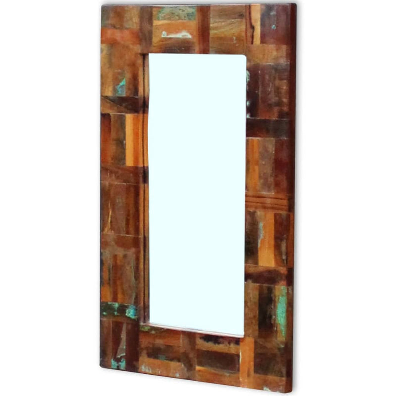 Dealsmate  Mirror Solid Reclaimed Wood 80x50 cm