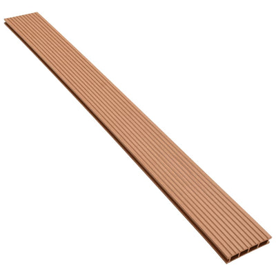Dealsmate  WPC Decking Boards with Accessories 26 m² 2.2 m Brown